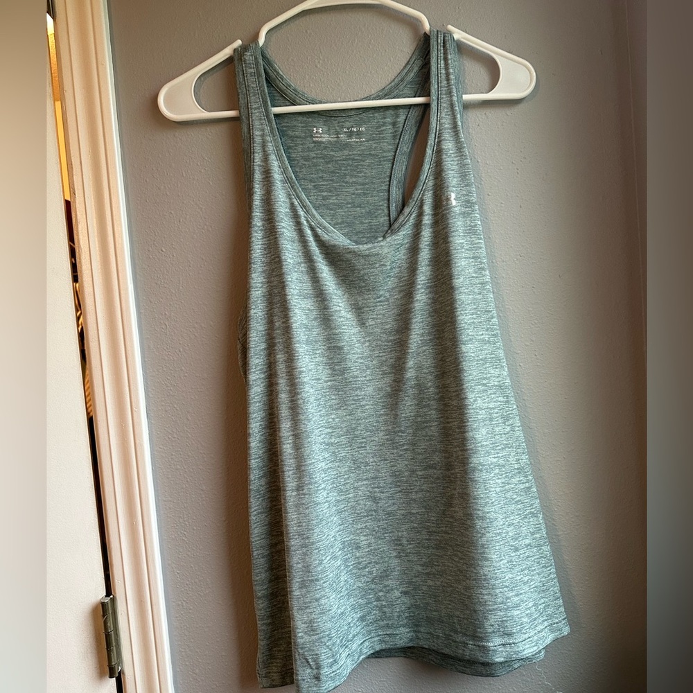 Dark Mint Colored Under Armour (UA) Tank Top